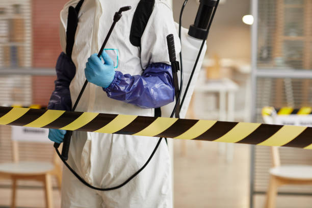 Professional Infectious Disease Decontamination technician working in Walnut, IL